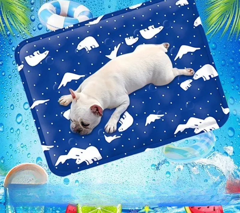 Dog Cooling Mat Summer Pet Cold Bed Extra Large For Small Big Dogs Pet Accessories Cat Durable Blanket Sofa Cat Ice Pad Blanket_voghion.com