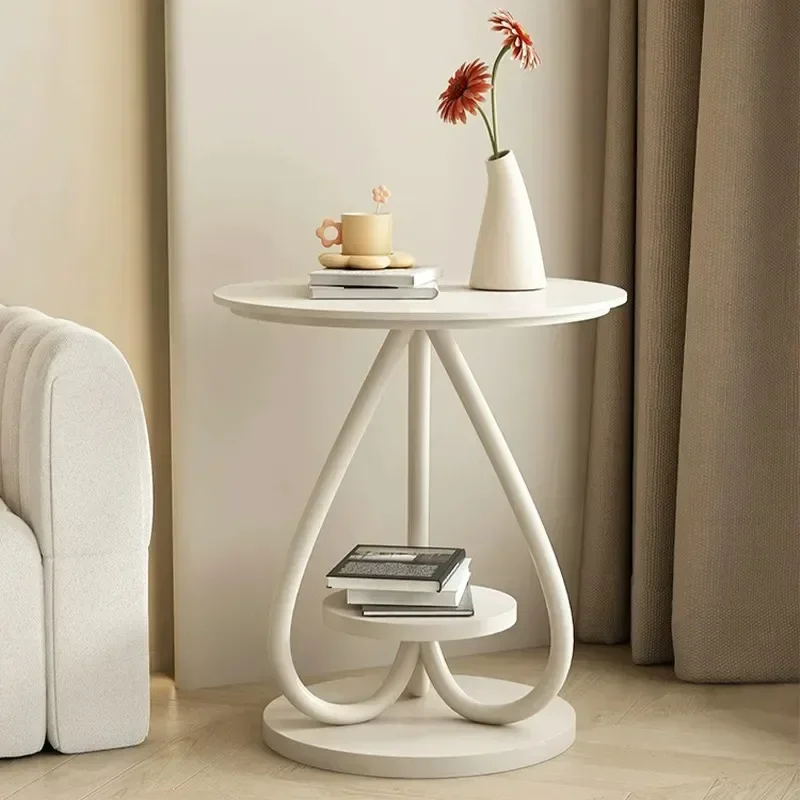 

End Corner Small Mini Round Tea Side Table Coffee Tables for Living Room Table Sofa Auxiliary Rooms Furniture Home