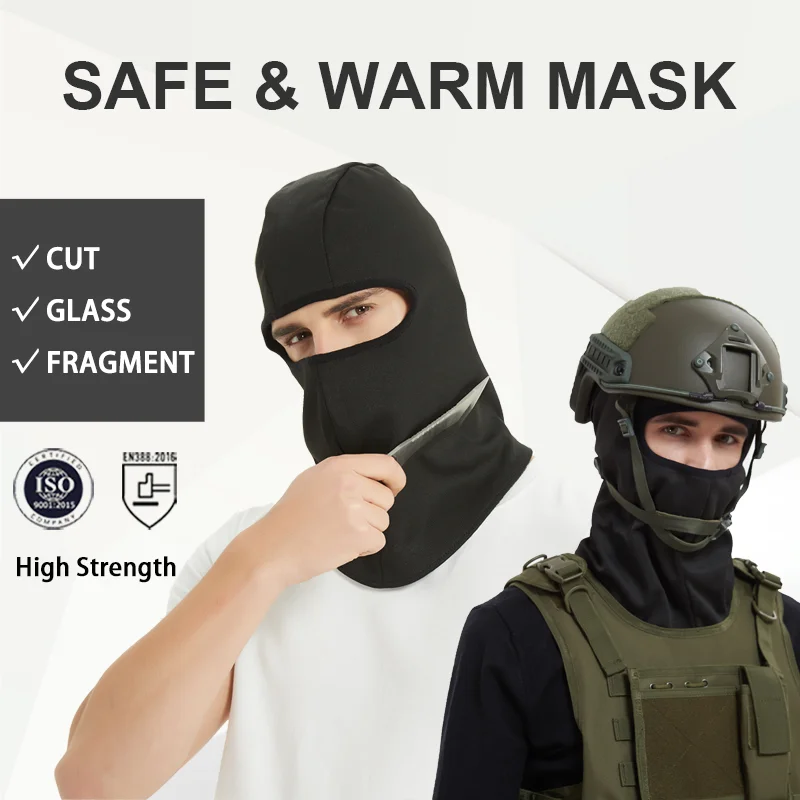 Level 3 Cut Resistant Warm Mask in Winter Self-defense Balaclava Head And  Face Protection Stop Cold Scurity Body Safety - AliExpress