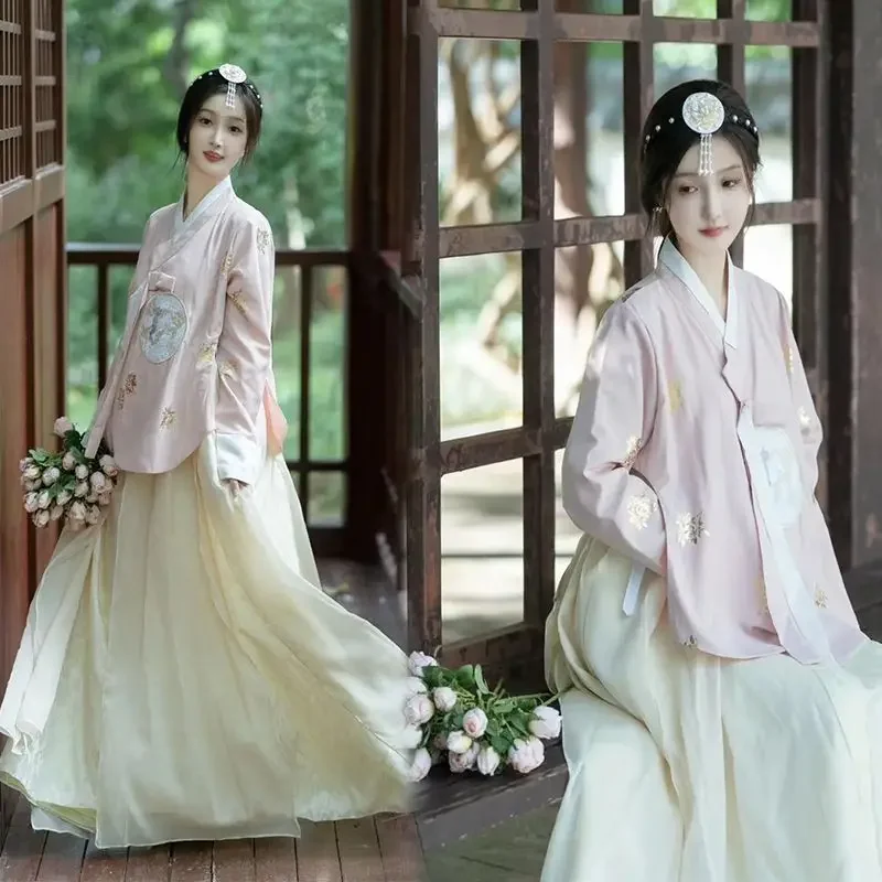 

Korean Hanbok Dress Ancient Traditional Costume Women Modernized Hanbok Palace Korea Wedding Clothes Cosplay Halloween Hanbok