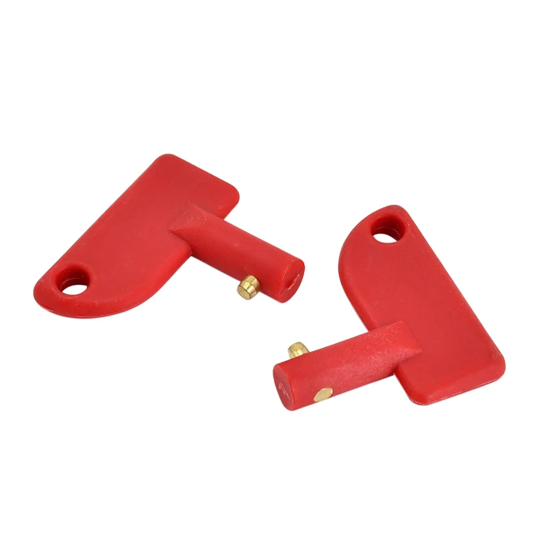 Spare Mini Red Key 2pcs Battery Disconnect Isolator Switch Compatible with Marine Car Boat RV ATV Auto Truck