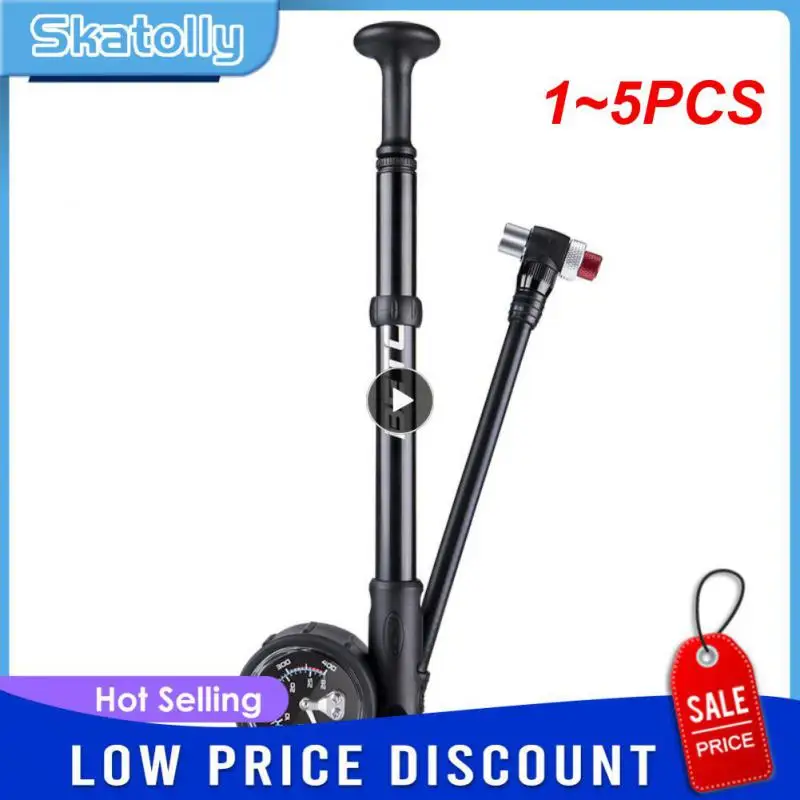 

Портативный велосипедный воздушный насос высокого давления 300psi, с манометром для вилки и задней подвески, амортизатор для гор, 1 ~ 5 шт.