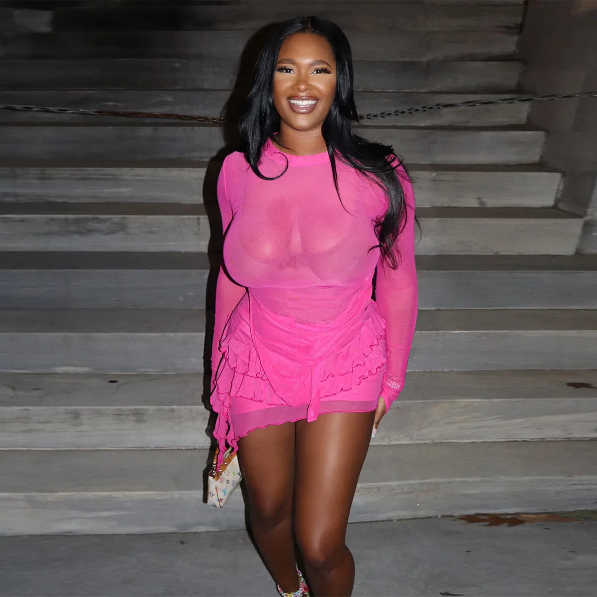 Рисунок 3 - Элегантный сетчатый комплект из 2 предметов с юбкой