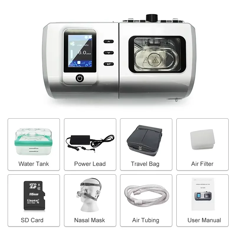 Mini DS6 AUTO CPAP Machine for Sleep Apnea Portable Travel Treat Snoring OSA Ventilator for Anti Snoring Home Use Respirator