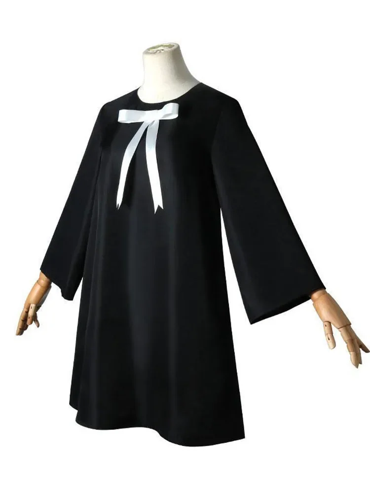 

Spy House Cos Costume Ania cosplay Eden Academy Uniform Black C-suit Set