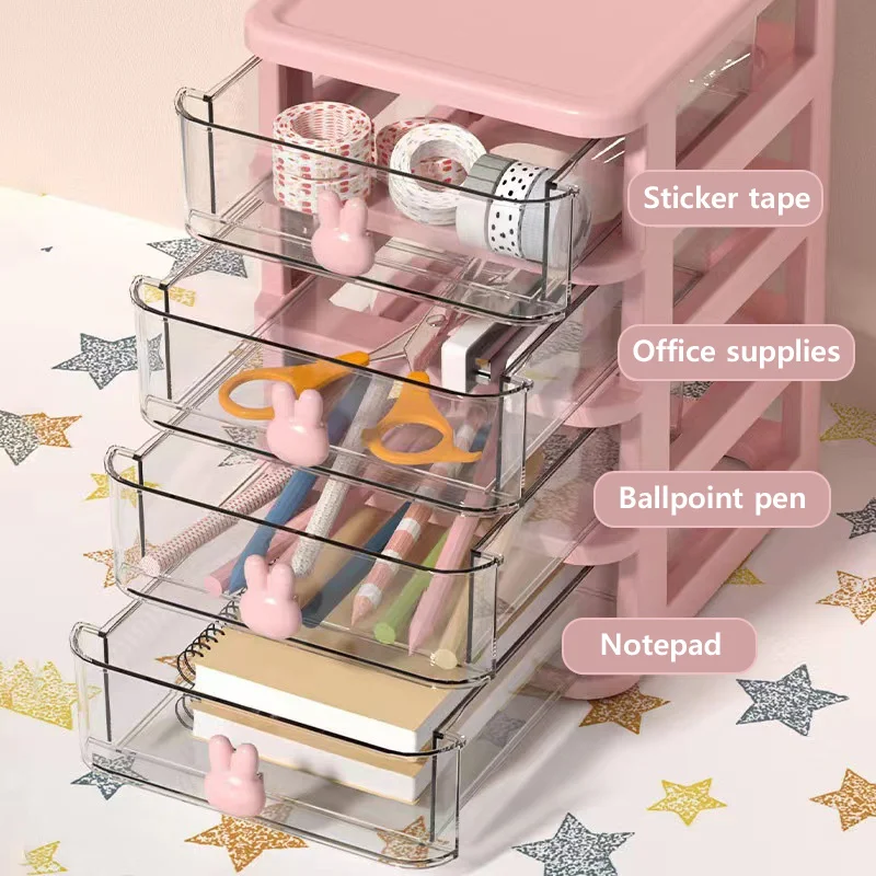 Makeup Organizer Makeup Storage Box Cosmetic Storage Box Storage Box 1pc Countertop Storage Box Makeup Storage Container Desktop Drawer Type Box Hair Accessories Sundries Rack