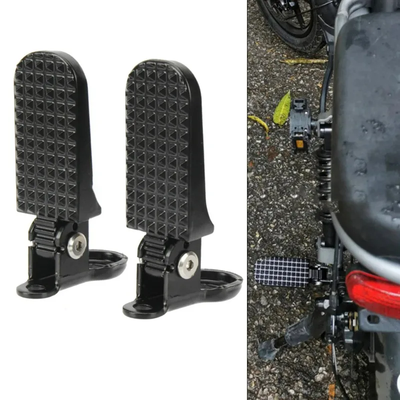 Aluminum Alloy Non-Slip Rear Footrests for Electric Bikes