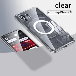 2024 Fashion Magnetic Wireless Charging Case - Dull Polish Anti - Knock Cover - Nothing phone2A (Magnetic B)