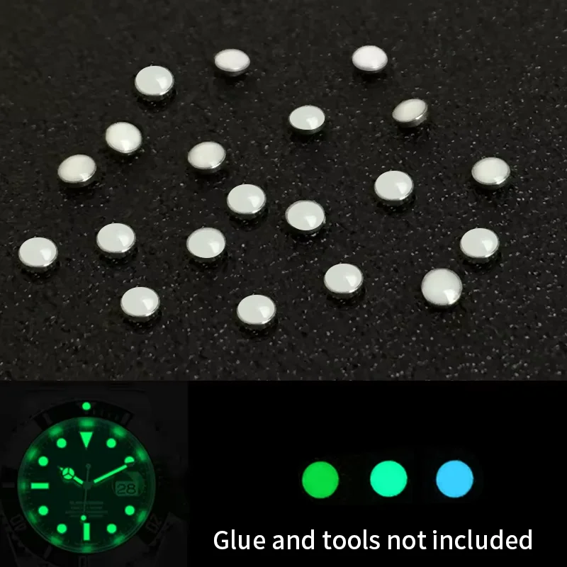 For Bezel Insert Luminous Pip At 12 For Seiko lume pip Watch Parts
