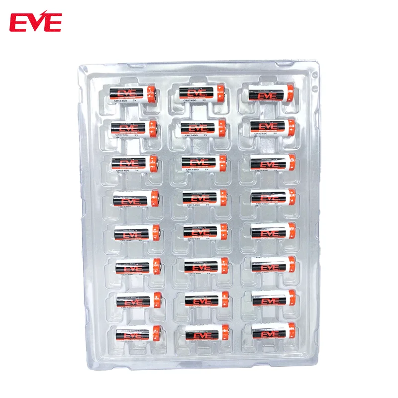 Original CR17450 3V primary lithium battery for smart water meter smoke sensor GPS locator PLC industrial control servo lithium battery