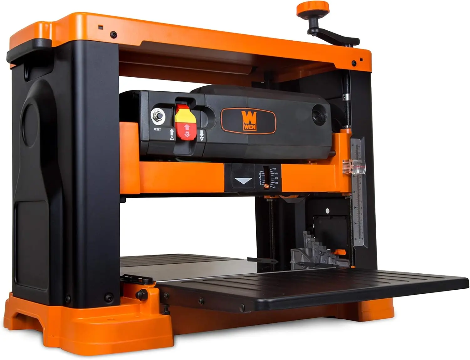 15-Amp 13-Inch Three-Blade Benchtop Thickness Planer Black Includes Three Reversible 13-inch SK5 Blades