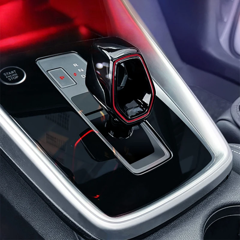 

Автомобильная головка переключения передач Подходит для Audi New 2021-2023 A3L, Модифицированная головка переключения передач для внутренней отделки, совместимая атмосфера
