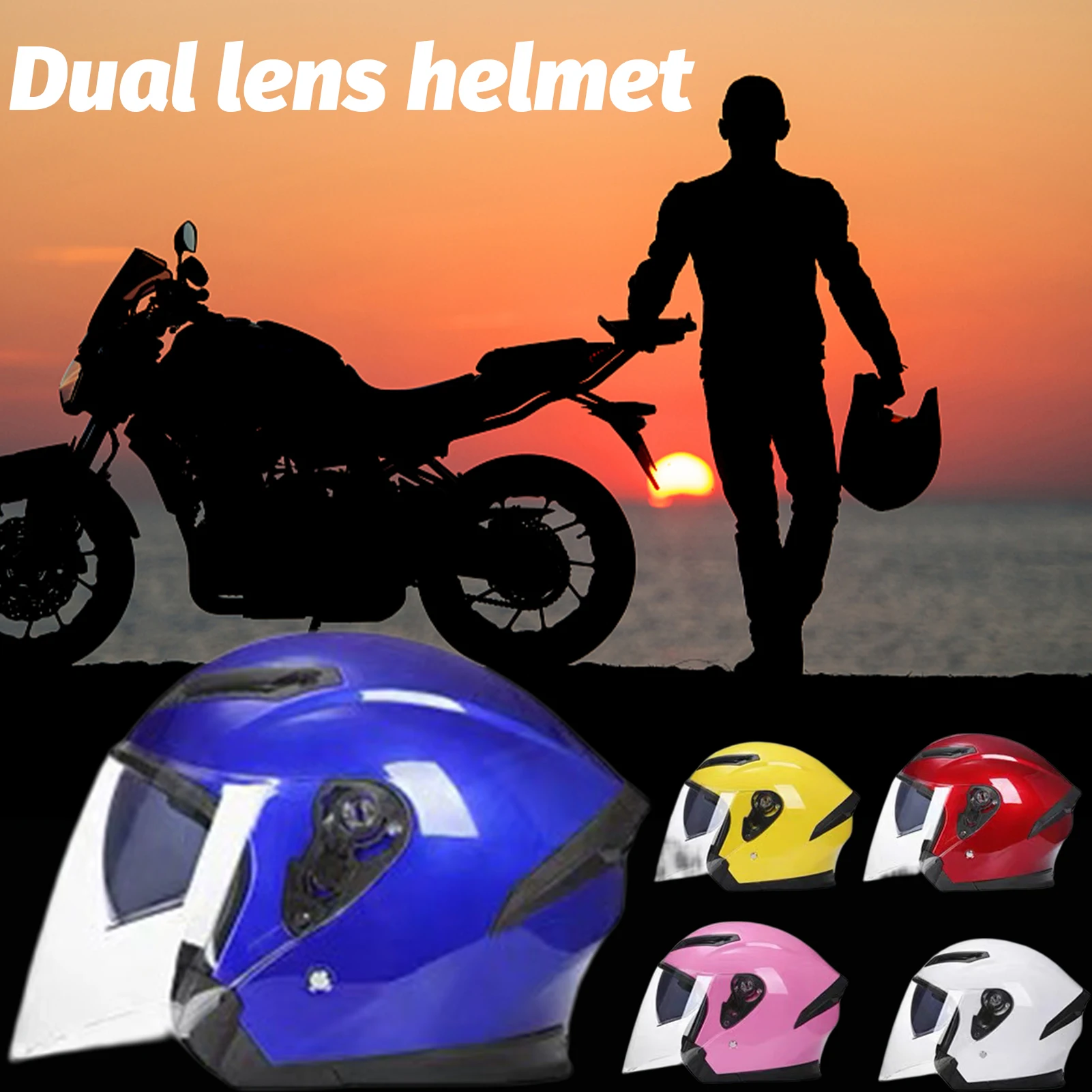 

Scooter Helmets Vintage Retro Helmets Suitable For Electric Bike