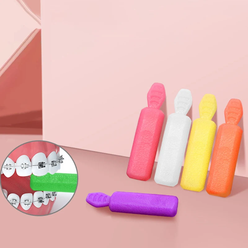 1 Pz Apparecchi Dentali In Silicone Masticabile Bretelle Invisibili Colla Ortodontica Per Morsi Apparecchi Ortodontici Bastone Per Mordere