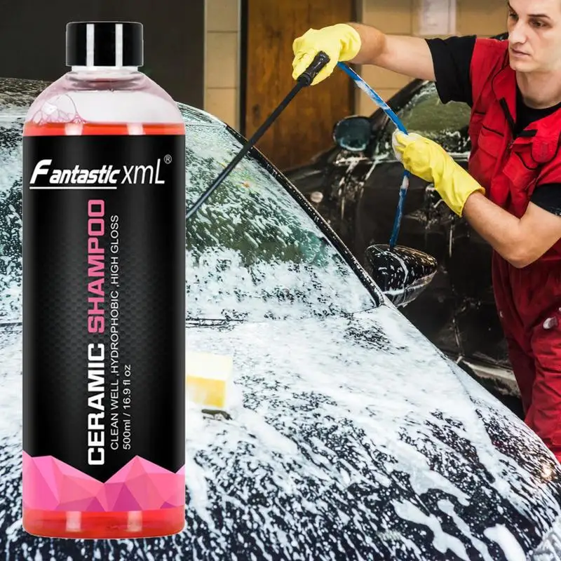 

500ml Car Wash Shampoo Ceramic Coating Car Polish Cleaner Multifunctional Paint Sealant Detail Protection For Car Cleaning Tools