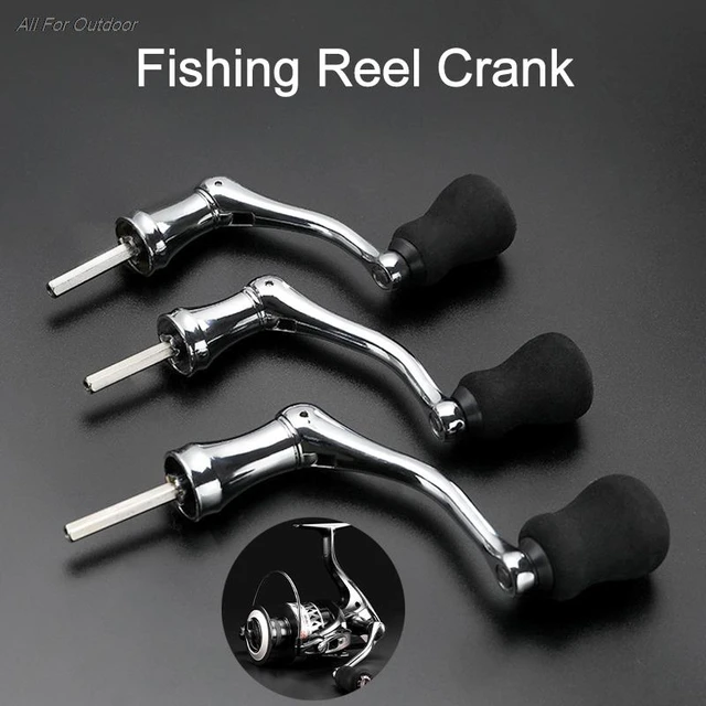 Metal Reel Replacement Power Handle Fishing Reel Handle Knob Spinning Handle  Rocker Arm Grip For Spinning