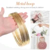 10pcs 16cm Simple Dreamcatcher Round Silver Metal Ring for DIY dreamcatcher ring metal dreamcatcher ring 5