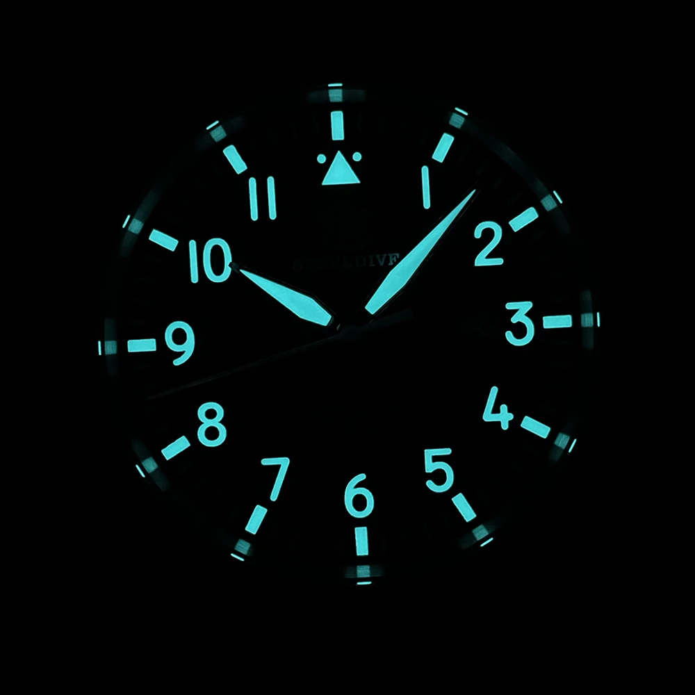 STEELDIVE Brand SD1930 200m Diver Watch Stainless Steel NH35 Automatic Dive Watches NH35 Ceramic Bezel Mechanical Watch Mens
