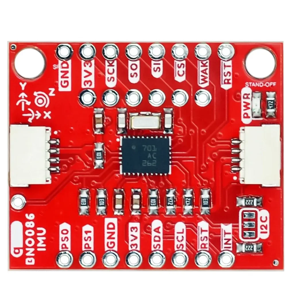 VR IMU Breakout Board - BNO086 Qwiic Triaxial Accelerometer Gyroscope ...