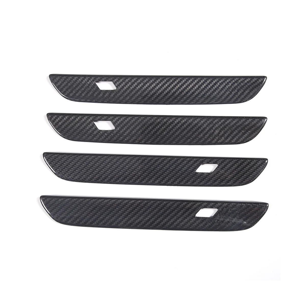 

For BMW 4 Series G26 2022 Dry Carbon Fiber Car Outer Door Handle Cover Trim Decorative Sticker Exterior