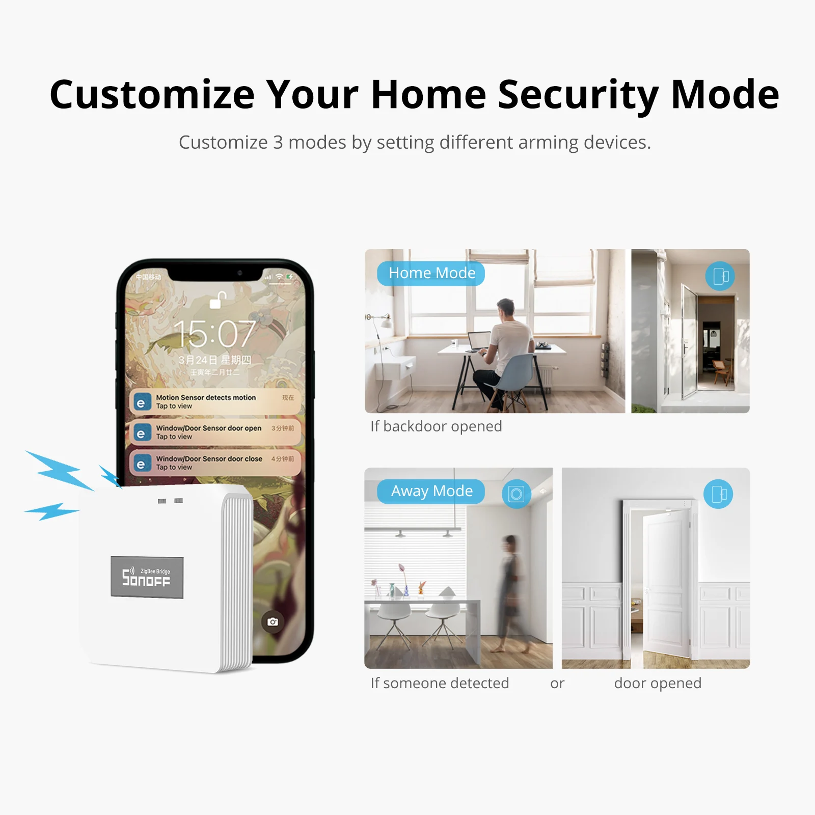 Smart Zigbee Bridge SONOFF ZBBridge Pro Smart Zigbee Bridge Zigbee 3.0 APP Wireless Remote Controller Smart Home Bridge Works With Alexa Google Home