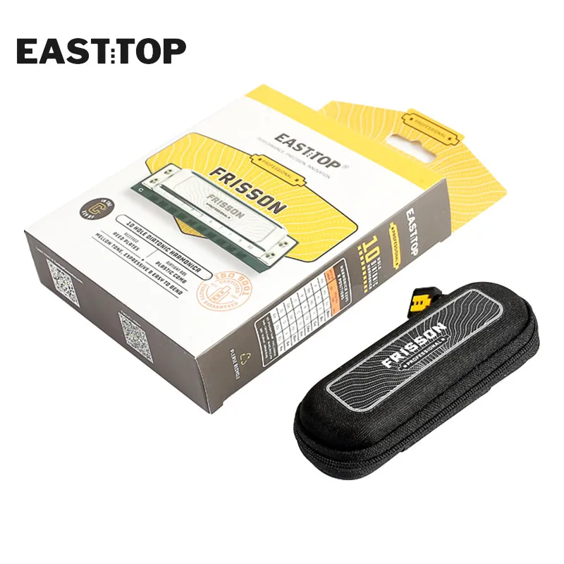 EASTTOP PRO20 10 Holes FRISSON Rock Perfect For a Range of Genres From Country to Blues Rock Harmonica Musical instruments