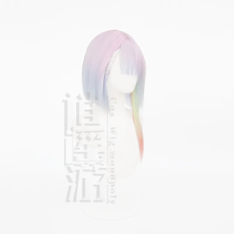 Peruca Cosplay Lucy - Cyberpunk Edgerunners (45cm) - imagem 3