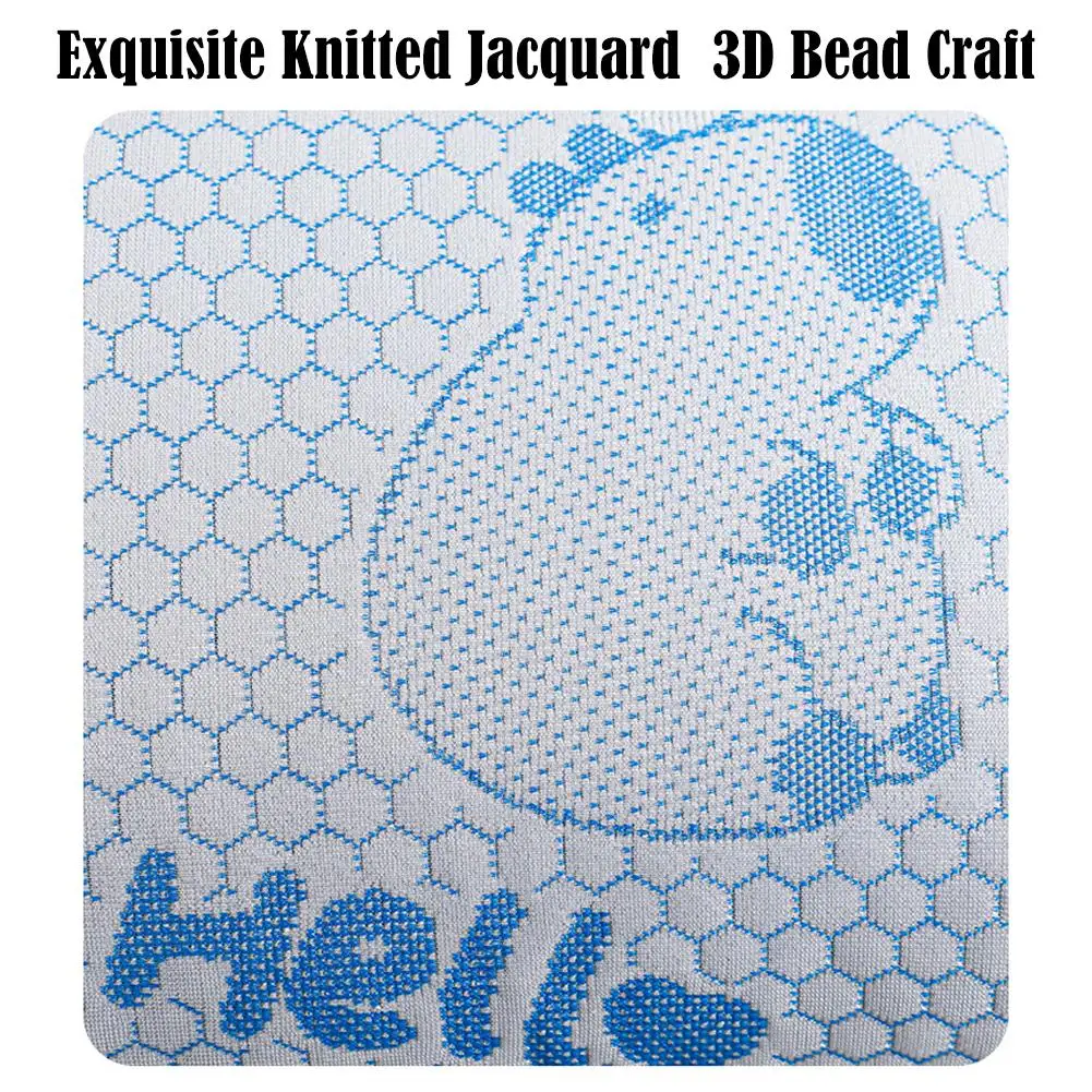 Summer Ice Silk Cooling Pillowcase with Cute Pattern - Breathable & Washable Cool-Touch Bedding