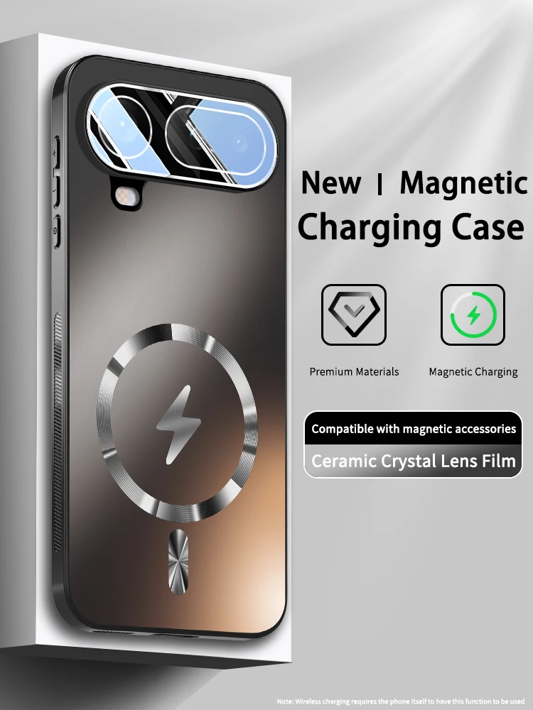 Premium Magnetic Charging Shockproof Air Case with Full Lens Protection