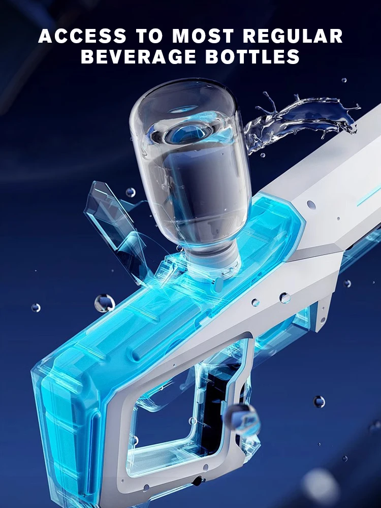 Electric Water Guns For Adults Powerful Squirt Automatic Water Suction Blasters Summer Outdoor Beach Toy For Kids Gift