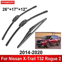 1/2/3/4/6PCS Car Wiper For Nissan X-Trail T32 Rogue 2 2014-2020 Front Rear Wiper Blades Brushes Auto Accessories 2017 2018 2019 1
