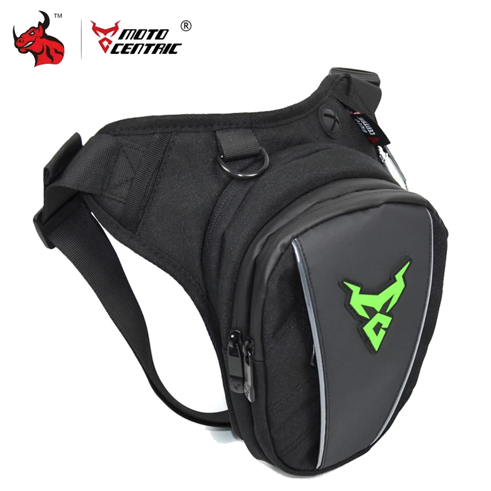 Motorcycle Drop Leg Bag - Adjustable Thigh Pack With Reflective Strip For Outdoor Activities