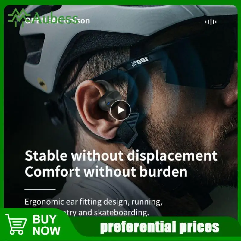 Tws Cuffie Wireless A Conduzione Ossea Gaming 9D Hifi Stereo Light Headset Sport Fitness Driving Ear Buds