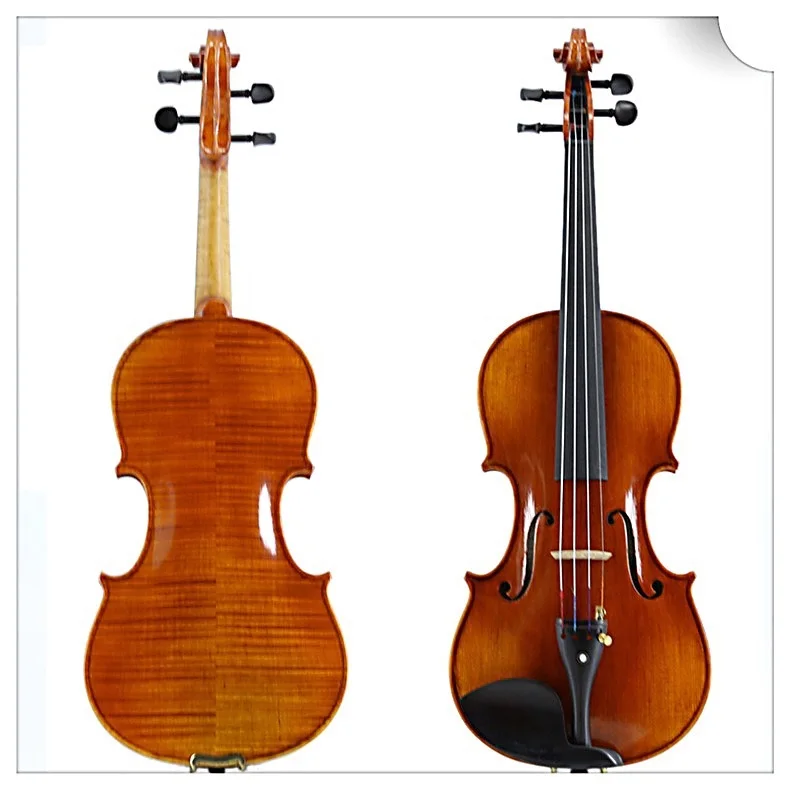 Factory Full Size Gloss Oil Varnish Spruce Flame Maple Viola 15''15.5'' 16''16.5''