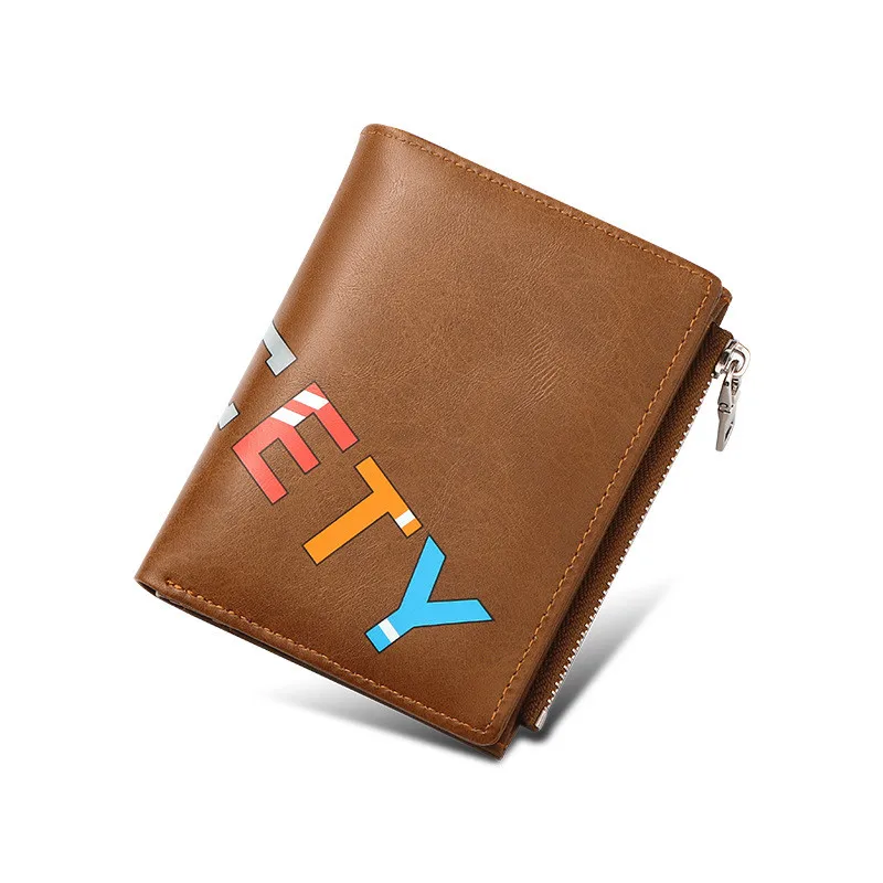 

Vintage Small Men's Wallet Pu Leather Short Purse Men Hasp Zipper Clutch Solid Porte Feuille Hommes Porte Monnaie Homme