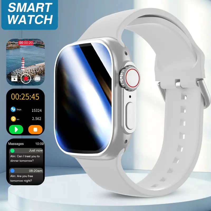 2026 New HD Full-Touch Smart Watch, Unisex - Wireless Calling/Multiple Sports Modes/Fitness Tracker, for Android and IPhone,Perfect Gift for Family and Friends - Image 9
