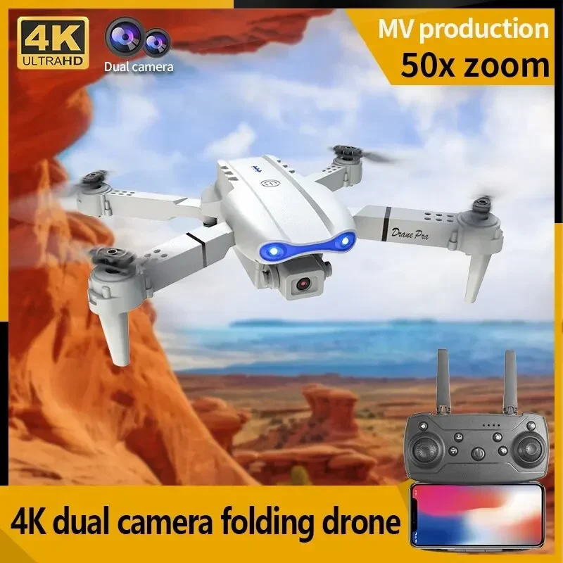 2024 E99Pro RC Drone 4K Professinal With 1080P Wide Angle HD Camera Foldable Helicopter WIFI FPV Height Hold Gift Toy - Image 4