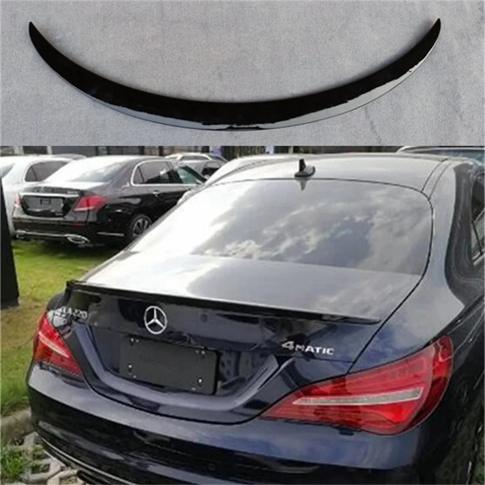 

For Benz CLA W117 Spoiler 2014-2017 High Quality ABS Material Car Rear Wing Primer Color Rear Spoiler
