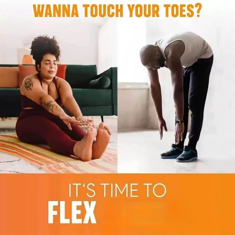 Portable Stretching Bar with Beechwood Handle - Resistance Band Fitness Tool for Yoga, Home Gym & Gymnastic Training (Compact)