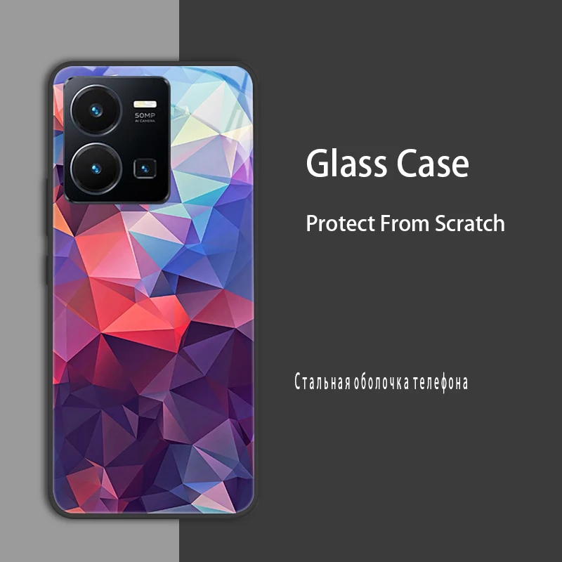 Enhanced Protective Tempered Glass Bumper Case Cover