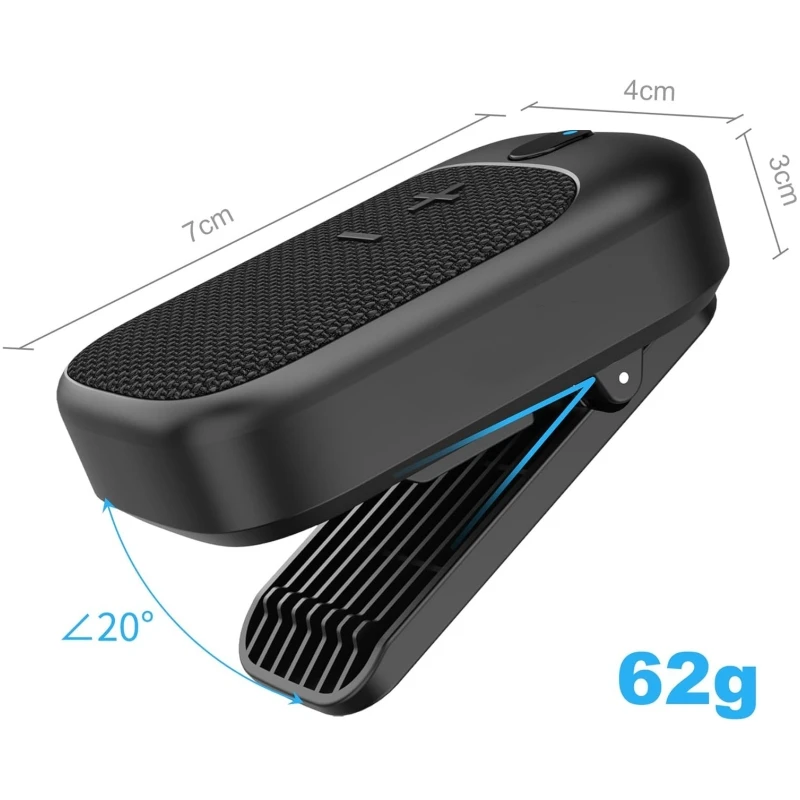 Altoparlante Bluetooth Portatile Avantree HomeBuddy – Clip-on, IP67 Impermeabile, 15 Ore Di Autonomia, Auracast, Per Musica E Chiamate (Rosso)