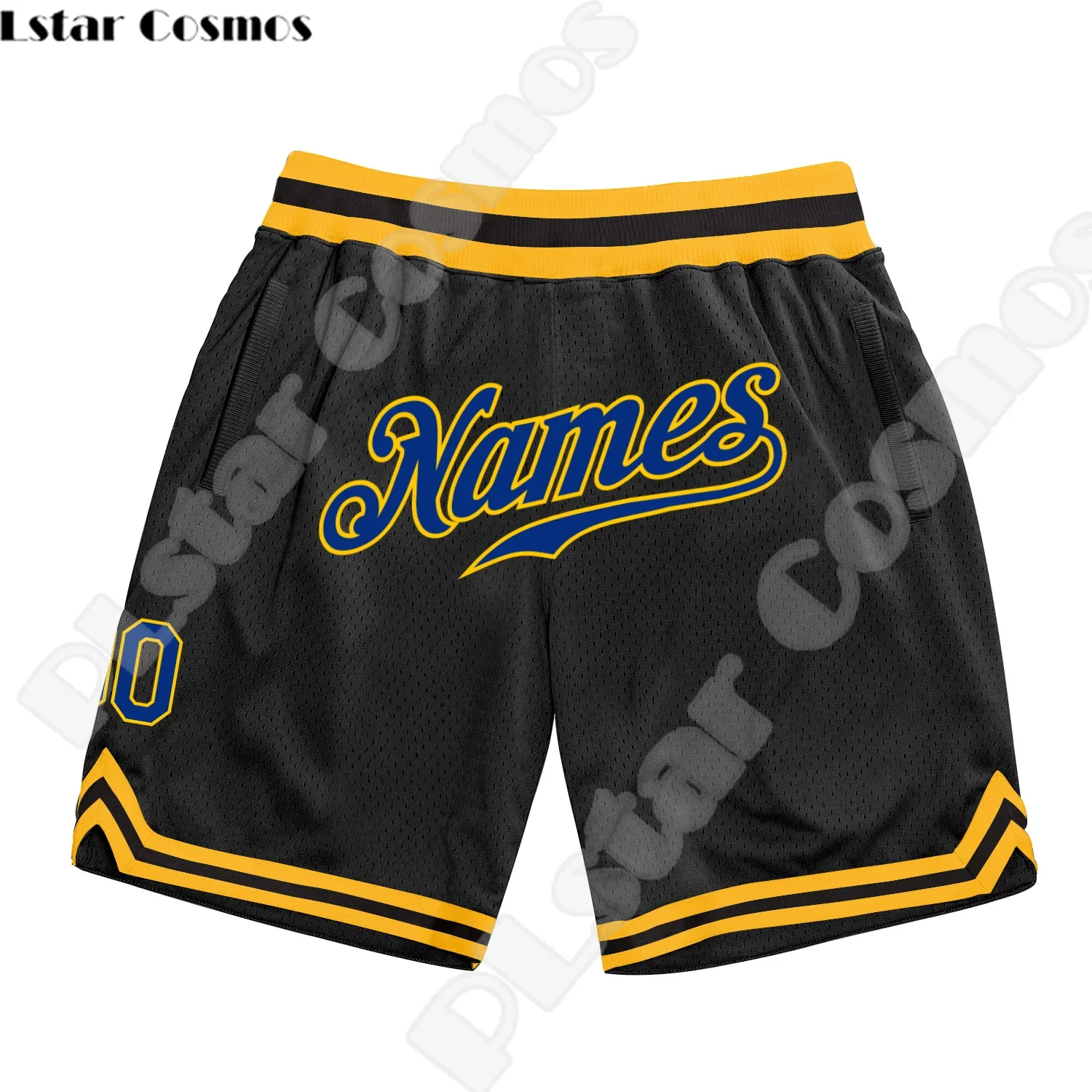 Custom Name DIY Logo Pattern Team Number Basketball Shorts Pants Retro Breathable Mesh 3DPrint Summer Harajuku Drop Shipping A12 4