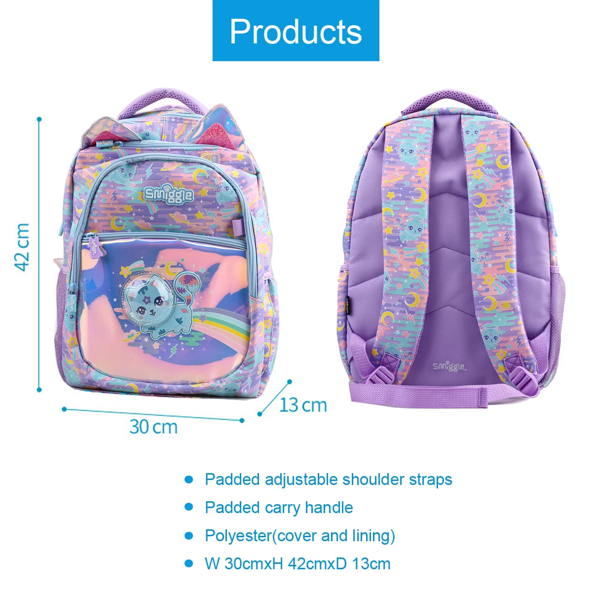 Big Cats Kids Backpacks and Lunch Box