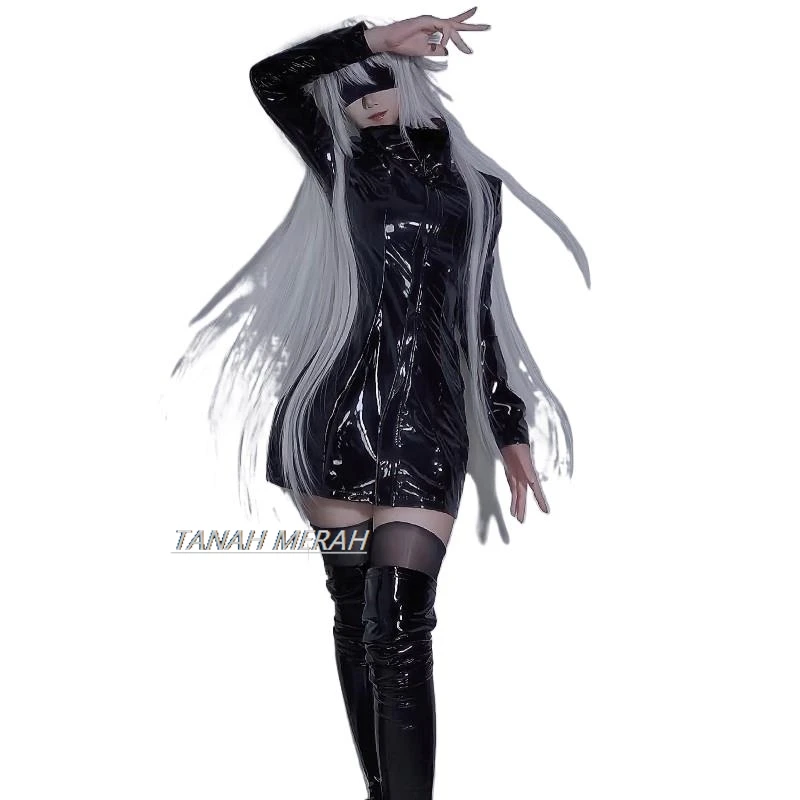 

Gojo Satoru косплей костюм парик Genderswap линза черный костюм Хэллоуин Аниме Комикс искусственная одежда для женщин сексуальное платье