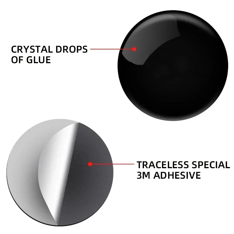 4pcs Car Handle Door Keyhole Lock Core Protective Cover Stickers for BMW Mercedes Benz Audi Volkswagen Ford Volvo Renault Jeep