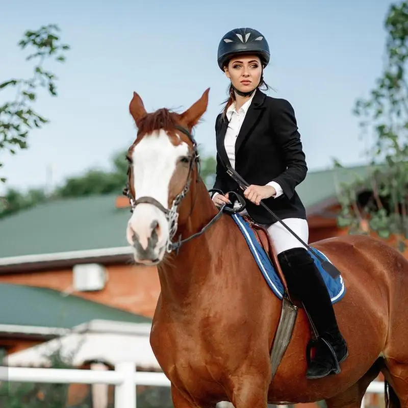 Black Crop For Horse Portable PU Leather Riding Crop Durable Horse Riding Whip Riding Crop Whip For Horse Racing Horse Equipment 4