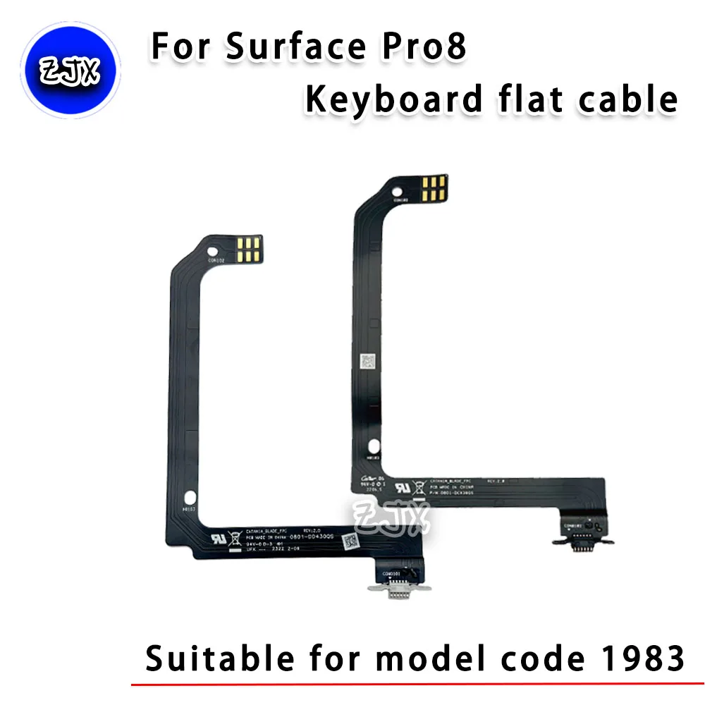 For Microsoft Surface Pro8 Keyboard Flat Cable Keyboard Connecting Cable for 1983 0801-DD430QS 0801-DCX38QS