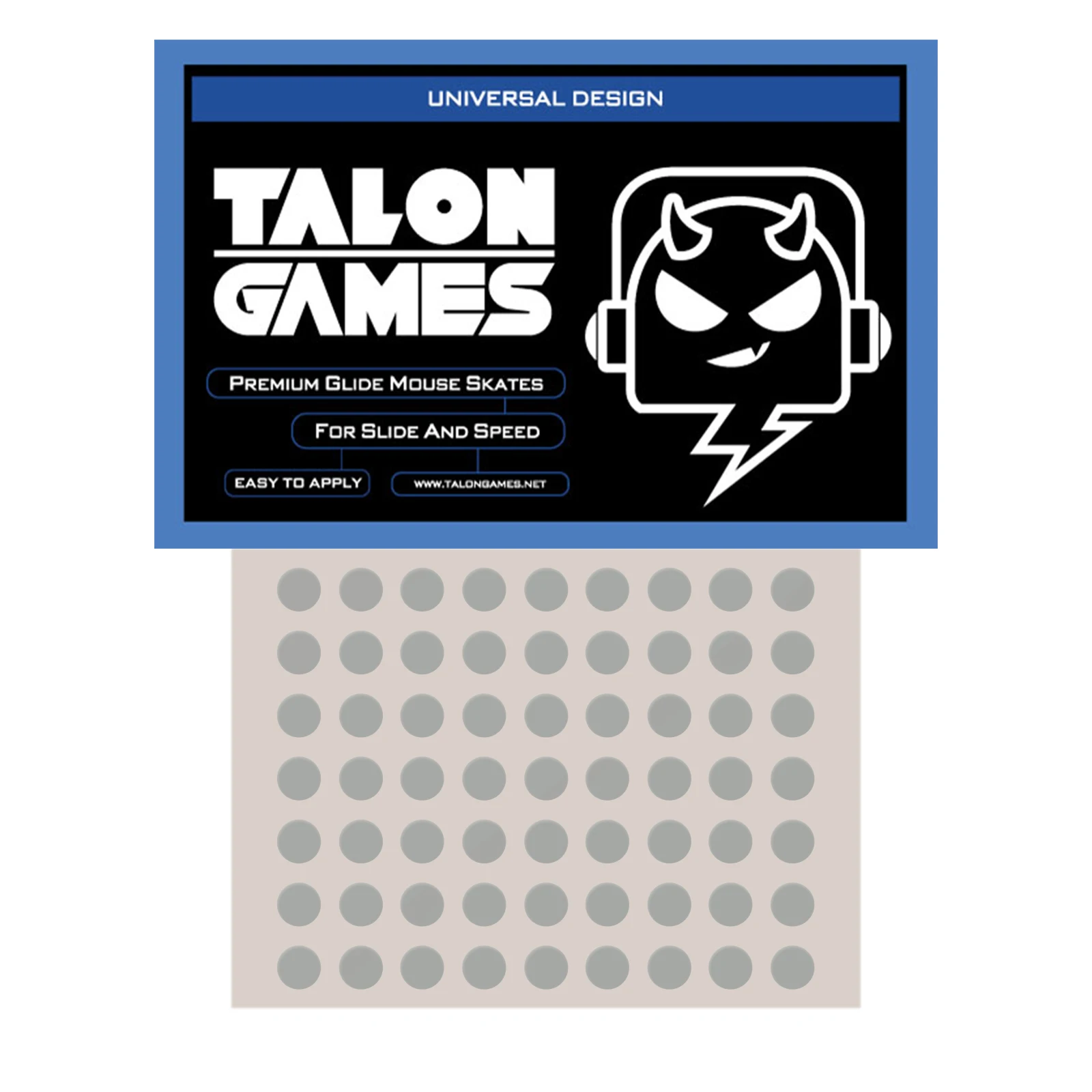 63PCS 7mm TALONGAMES 마우스 피트 Razer Logitech Glorious Steelseries 범용 도트 라운드 ..