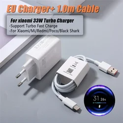 Xiaomi 33W Fast Turbo Charge USB - C Travel Adapter Cable (33W EU)