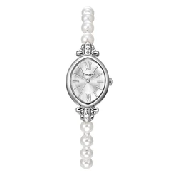 Vintage - Inspired Elegant Quartz Watch (Silver)